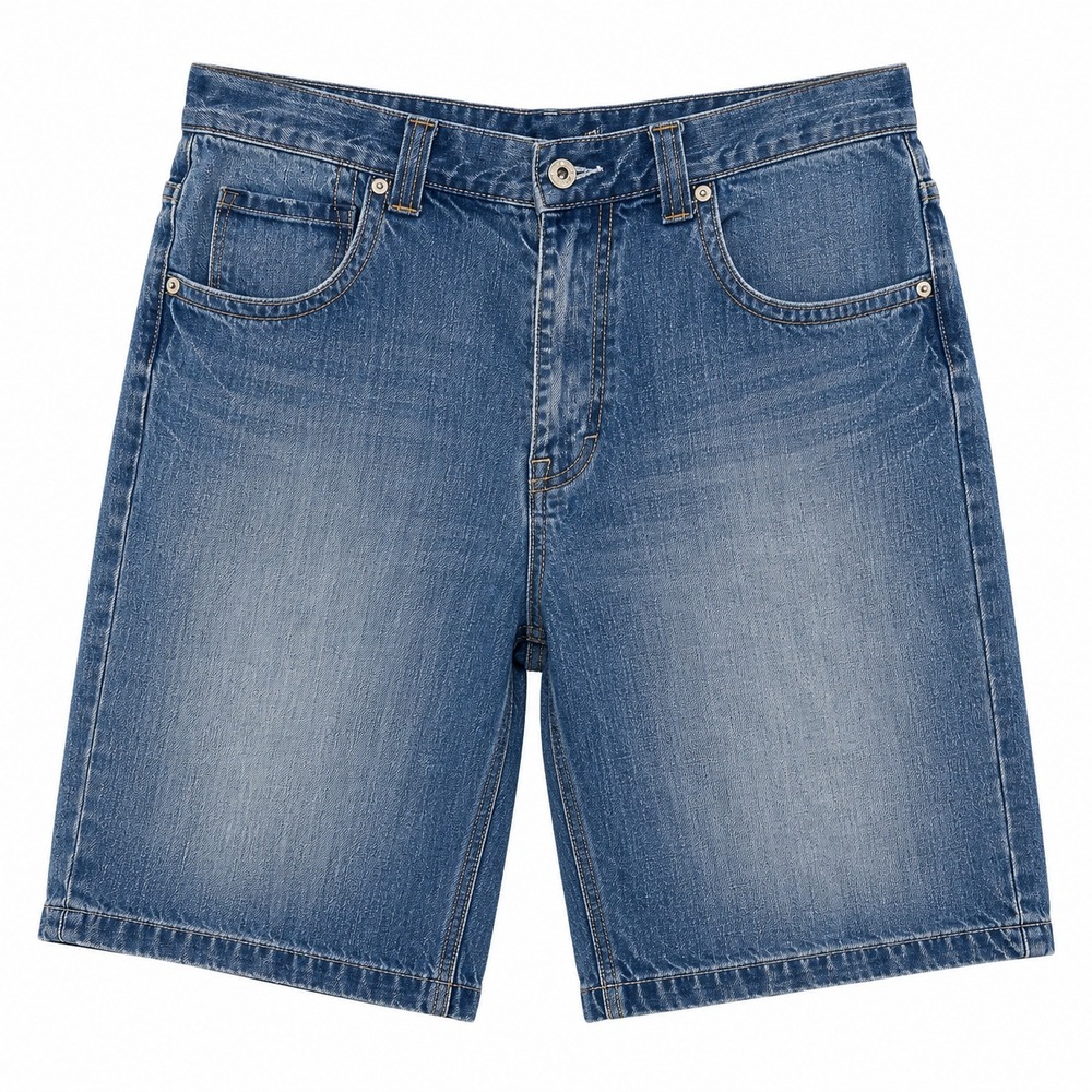 Y2K Guess Jeans Denim Shorts Mens Size 38 Blue Loose Fit Skater Jorts Casual